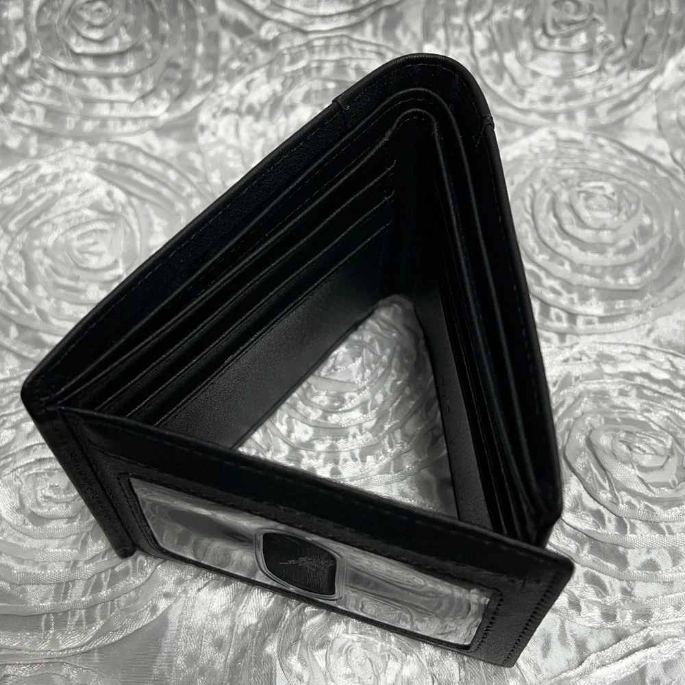 Travelambo RFID Black Leather Wallet